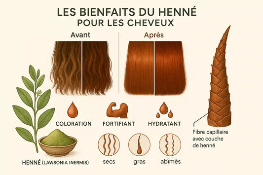 Henné cheveux blanc — couverture naturelle des racines avec Lawsonia inermis pure Tiitoune Art