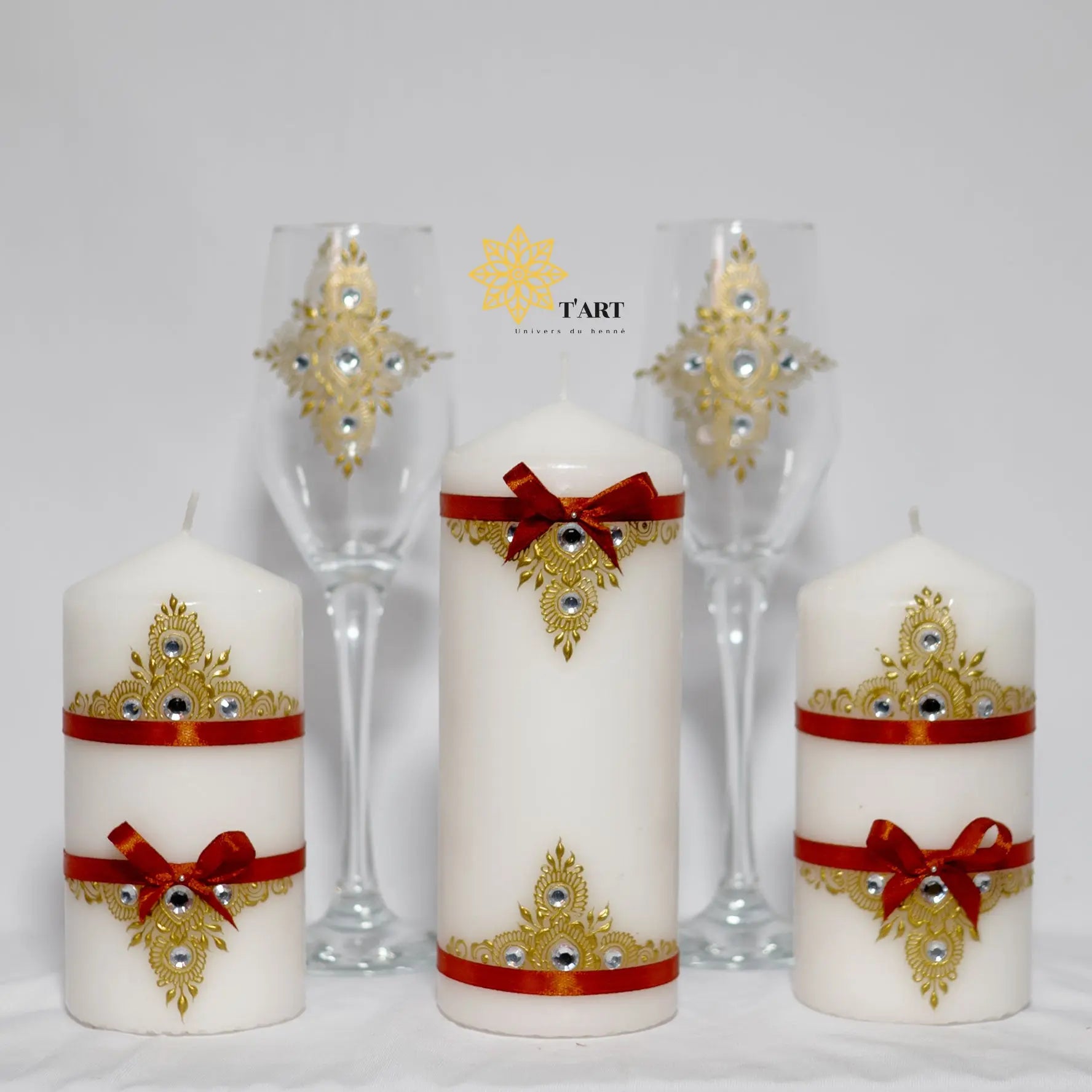 Coffret bougie henné - Mille et une nuit Tiitoune Art