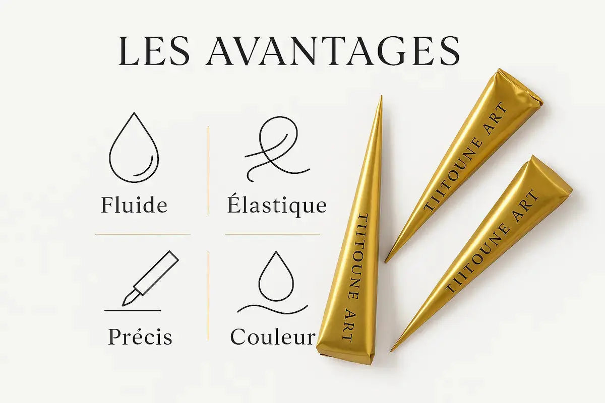 Cône de henné naturel Tiitoune Art