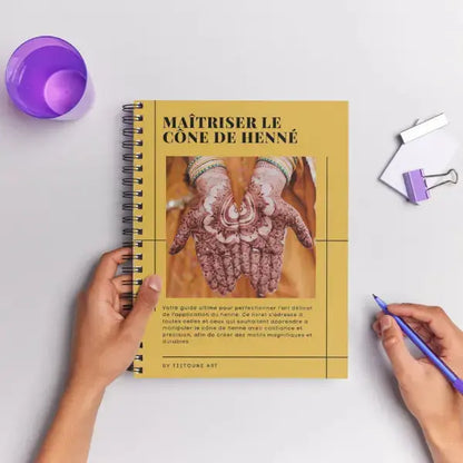 Maîtrisez le cône de Henné Tiitoune art