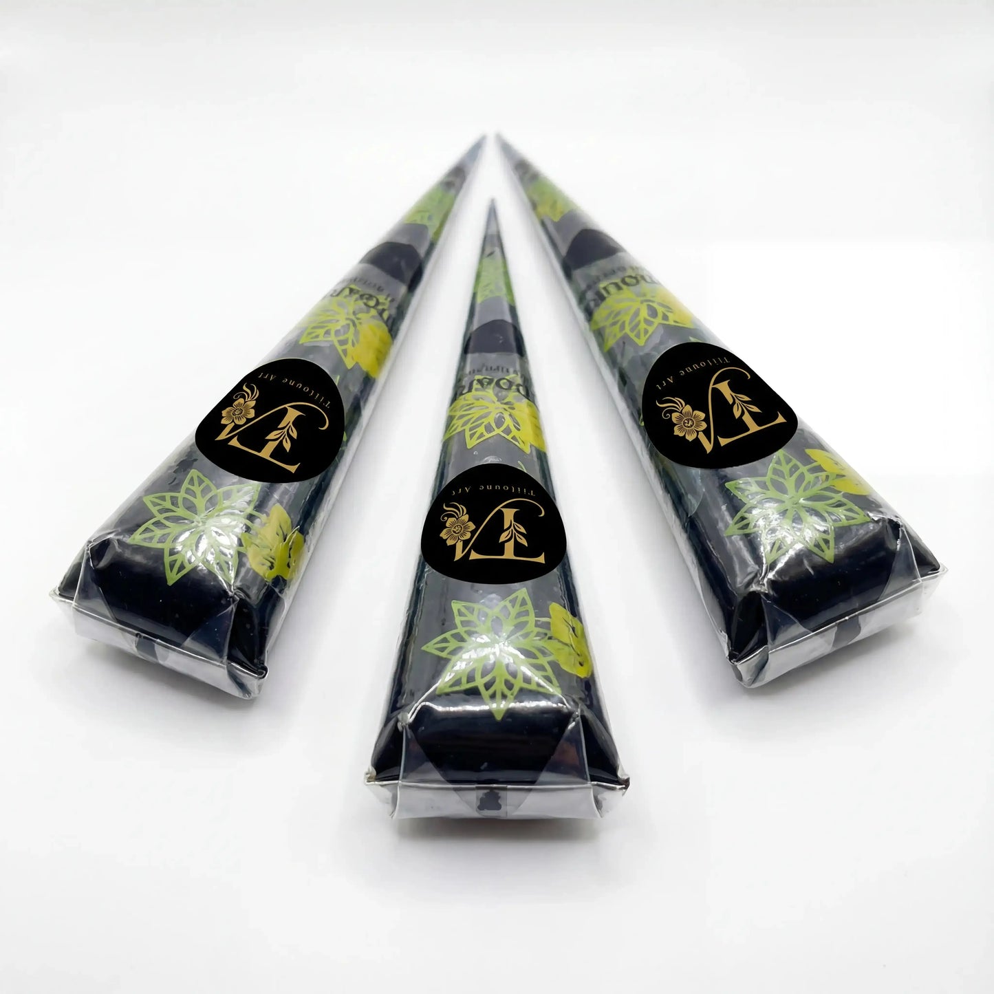 Cône Jagua Naturel – Gel Tatoo Noir Intense en tubes, idéal pour tatouages temporaires.